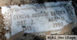 Ann Geneva Hudson Hayden