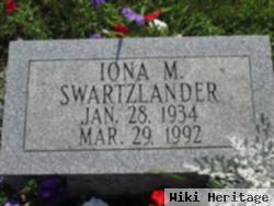 Iona M Swartzlander