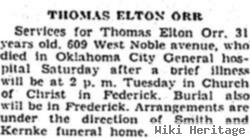 Thomas Elton Orr