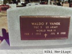 Waldo F Vanek