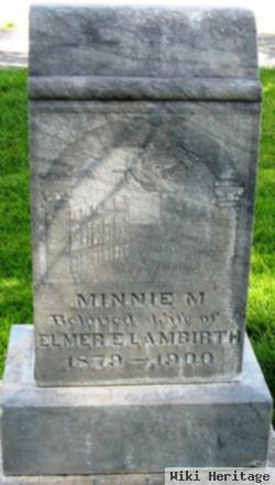 Minnie M. Lambirth