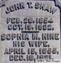 Sophia M Hine Shaw