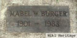 Mabel W. Burger