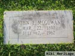 John F. Mcgowan