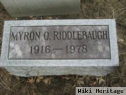 Myron Orlo Riddlebaugh