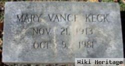 Mary Vance Keck