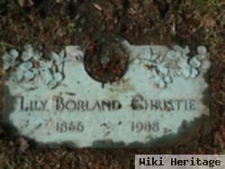 Lillian "lily" Borland Christie