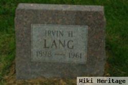 Irvin H Lang