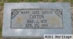 Mary Jane Taylor Cayton