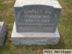 Dr Charles William Forman