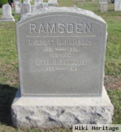 Everett D. Ramsden