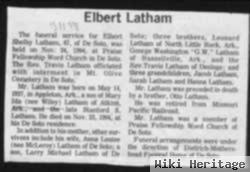 Elbert Shelby Lathan