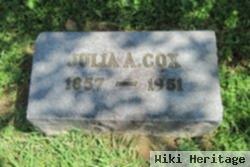 Julia A Cox