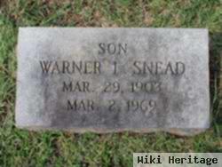 Warner L Snead