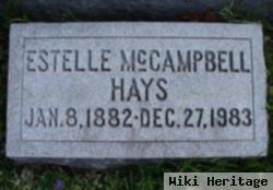 Estelle Mccampbell Hays