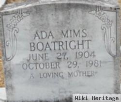 Ada Mims Boatright