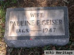 Pauline E. Geiser