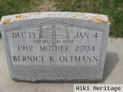 Bernice K Bergerson Oltmann