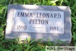 Emma Angelina Leonard Pelton