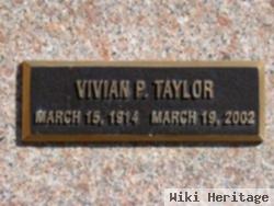 Vivian P Taylor