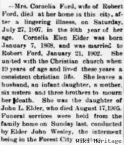 Cornelia Ellen Elder Ford