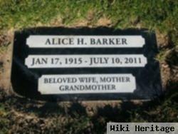 Alice Harriet Barker