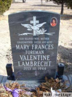 Mary Francis Sharrock Valentine-Lambrecht