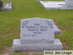 Barbara R. "bobbie" Mizell Waters