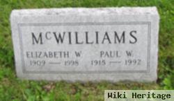 Paul W Mcwilliams