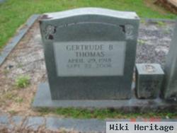 Gertrude B Thomas