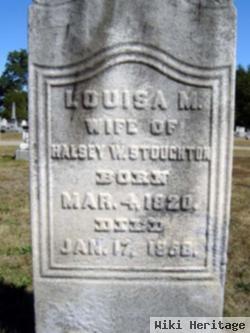 Louisa M Stoughton