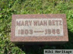 Mary Wian Betz