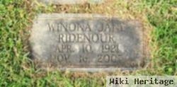 Winona Jane Ridenour