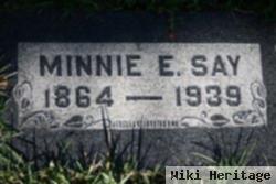 Mary Eleanor "minnie" Williams Say