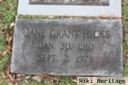 Jane Grant Hicks