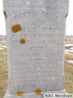 Bertha Talle Herum