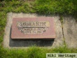 Sarah A Bebbe