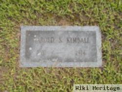 Harold Stanley Kimball