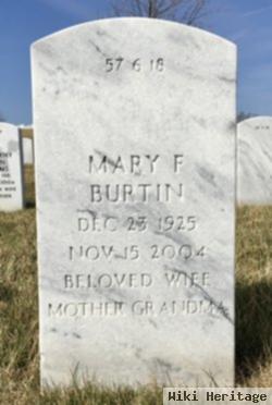 Mary F Burtin