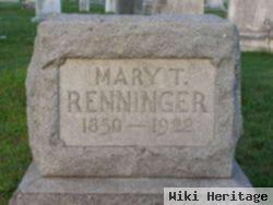 Mary T Renninger