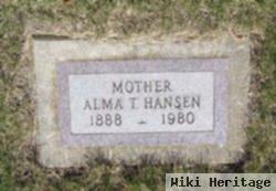 Alma T Hansen