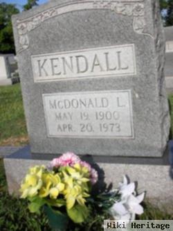 Mcdonald L. Kendall