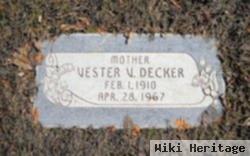 Vester V Decker