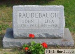 Effa "effie" Wagner Raudebaugh