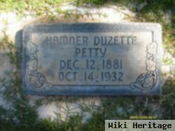 Hamner Duzette Petty
