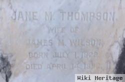 Jane M. Thompson Wilson