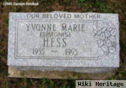 Yvonne Marie Simonis Hess