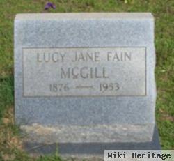 Lucy Jane Fain Mcgill, I