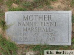 Nancy Frances "nannie" Flynt Marshall