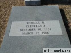 Thomas O Cleveland